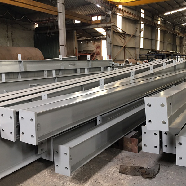 Custom fabrication and manufacture of steel structure for industrial applications